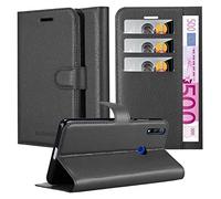 cadorabo Coque pour Honor 9X en Noir DE Jais - Housse Protection avec Fermoire Magnétique, Stand Horizontal et Fente Carte - Portefeuille Etui Poche Folio Case Cover