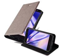 cadorabo Coque pour HTC 10 (One M10) en Marron CAFÉ - Housse Protection avec Fermoire Magnétique, Stand Horizontal et Fente Carte - Portefeuille Etui Poche Folio Case Cover