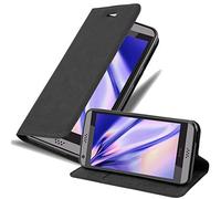 cadorabo Coque pour HTC Desire 530/630 en Noir Nuit - Housse Protection avec Fermoire Magnétique, Stand Horizontal et Fente Carte - Portefeuille Etui Poche Folio Case Cover