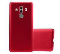 cadorabo Coque pour Huawei Mate 10 Pro en Metallic Rouge - Housse Protection Souple en Silicone TPU avec Anti-Choc et Anti-Rayures - Ultra Slim Fin Gel Case Cover Bumper