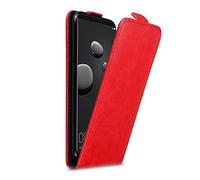 cadorabo Coque pour Huawei Mate 10 Pro en Rouge DE Pomme - Housse Protection en Style Flip avec Fermoire Magnétique - Etui Poche Folio Case Cover