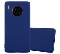cadorabo Coque pour Huawei Mate 30 en Candy Bleu FONCÉ - Housse Protection Souple en Silicone TPU avec Anti-Choc et Anti-Rayures - Ultra Slim Fin Gel Case Cover Bumper