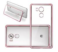 Cadorabo Coque pour Huawei Mate 8, Chrome Or Rose TPU Gel Silicon Etui Huawei Mate 8 Housse de Protection Anti Choc Souple Case Cover Bumper pour Huawei Mate 8
