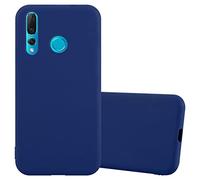 cadorabo Coque pour Huawei Nova 4 en Candy Bleu FONCÉ - Housse Protection Souple en Silicone TPU avec Anti-Choc et Anti-Rayures - Ultra Slim Fin Gel Case Cover Bumper