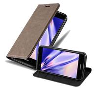 cadorabo Coque pour Huawei Nova en Marron CAFÉ - Housse Protection avec Fermoire Magnétique, Stand Horizontal et Fente Carte - Portefeuille Etui Poche Folio Case Cover