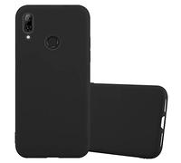 cadorabo Coque pour Huawei P Smart 2019 en Candy Noir - Housse Protection Souple en Silicone TPU avec Anti-Choc et Anti-Rayures - Ultra Slim Fin Gel Case Cover Bumper
