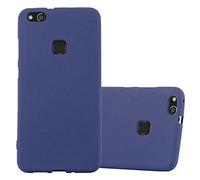 cadorabo Coque pour Huawei P10 Lite en Frost Bleu FONCÉ - Housse Protection Souple en Silicone TPU avec Anti-Choc et Anti-Rayures - Ultra Slim Fin Gel Case Cover Bumper