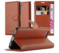 cadorabo Coque pour Huawei P10 Plus en Noisette Marron - Housse Protection avec Fermoire Magnétique, Stand Horizontal et Fente Carte - Portefeuille Etui Poche Folio Case Cover