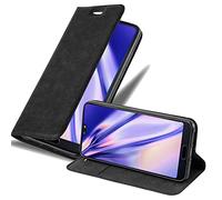 cadorabo Coque pour Huawei P20 en Noir Nuit - Housse Protection avec Fermoire Magnétique, Stand Horizontal et Fente Carte - Portefeuille Etui Poche Folio Case Cover