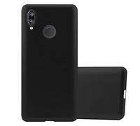 cadorabo Coque pour Huawei P20 Lite en Metallic Noir - Housse Protection Souple en Silicone TPU avec Anti-Choc et Anti-Rayures - Ultra Slim Fin Gel Case Cover Bumper