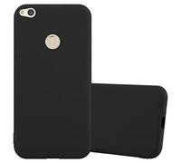 cadorabo Coque pour Huawei P8 Lite 2017 / P9 Lite 2017 en Candy Noir - Housse Protection Souple en Silicone TPU avec Anti-Choc et Anti-Rayures - Ultra Slim Fin Gel Case Cover Bumper