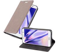 cadorabo Coque pour Huawei Y6 2017 en Marron CAFÉ - Housse Protection avec Fermoire Magnétique, Stand Horizontal et Fente Carte - Portefeuille Etui Poche Folio Case Cover