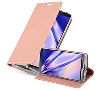 cadorabo Coque pour LG G3 en Classy Or ROSÉ - Housse Protection avec Fermoire Magnétique, Stand Horizontal et Fente Carte - Portefeuille Etui Poche Folio Case Cover