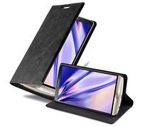 cadorabo Coque pour LG G3 en Noir Nuit - Housse Protection avec Fermoire Magnétique, Stand Horizontal et Fente Carte - Portefeuille Etui Poche Folio Case Cover