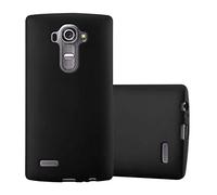 cadorabo Coque pour LG G4 en Metallic Noir - Housse Protection Souple en Silicone TPU avec Anti-Choc et Anti-Rayures - Ultra Slim Fin Gel Case Cover Bumper