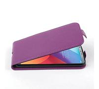 cadorabo Coque pour LG G6 en ORCHIDÉE Violets - Housse Protection en Style Flip en Similicuir Structuré - Etui Poche Folio Case Cover