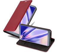 cadorabo Coque pour LG G6 en Rouge DE Pomme - Housse Protection avec Fermoire Magnétique, Stand Horizontal et Fente Carte - Portefeuille Etui Poche Folio Case Cover
