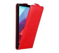 cadorabo Coque pour LG G6 en Rouge DE Pomme - Housse Protection en Style Flip avec Fermoire Magnétique - Etui Poche Folio Case Cover