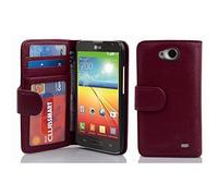 cadorabo Coque pour LG L70 en ORCHIDÉE Violets - Housse Protection avec Fermoire Magnétique et 3 Fentes Cartes - Portefeuille Etui Poche Folio Case Cover