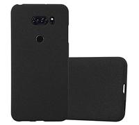 cadorabo Coque pour LG V30 en Frost Noir - Housse Protection Souple en Silicone TPU avec Anti-Choc et Anti-Rayures - Ultra Slim Fin Gel Case Cover Bumper