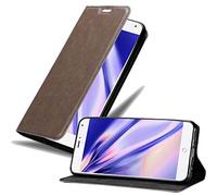 cadorabo Coque pour MEIZU MX4 en Marron CAFÉ - Housse Protection avec Fermoire Magnétique, Stand Horizontal et Fente Carte - Portefeuille Etui Poche Folio Case Cover
