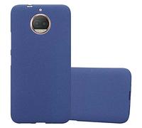 cadorabo Coque pour Motorola Moto G5S Plus en Frost Bleu FONCÉ - Housse Protection Souple en Silicone TPU avec Anti-Choc et Anti-Rayures - Ultra Slim Fin Gel Case Cover Bumper