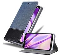 cadorabo Coque pour Nokia 5.1 Plus en Bleu FONCÉ Noir - Housse Protection avec Fermoire Magnétique, Stand Horizontal et Fente Carte - Portefeuille Etui Poche Folio Case Cover