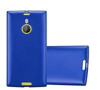 cadorabo Coque pour Nokia Lumia 1520 en Metallic Bleu - Housse Protection Souple en Silicone TPU avec Anti-Choc et Anti-Rayures - Ultra Slim Fin Gel Case Cover Bumper