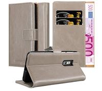 cadorabo Coque pour OnePlus 2 en Marrone Cappucino - Housse Protection avec Fermoire Magnétique, Stand Horizontal et Fente Carte - Portefeuille Etui Poche Folio Case Cover