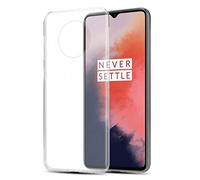 cadorabo Coque pour OnePlus 7T en Complet Transparent - Housse Protection Souple en Silicone TPU avec Anti-Choc et Anti-Rayures - Ultra Slim Fin Gel Case Cover Bumper