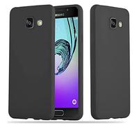 cadorabo Coque pour Samsung Galaxy A3 2016 en Candy Noir - Housse Protection Souple en Silicone TPU avec Anti-Choc et Anti-Rayures - Ultra Slim Fin Gel Case Cover Bumper