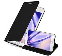 cadorabo Coque pour Samsung Galaxy A3 2016 en Classy Noir - Housse Protection avec Fermoire Magnétique, Stand Horizontal et Fente Carte - Portefeuille Etui Poche Folio Case Cover
