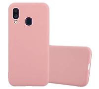 Cadorabo Housse compatible avec Samsung Galaxy A40 en CANDY ROSE VIF - Étui de protection en silicone TPU flexible