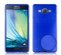 cadorabo Coque pour Samsung Galaxy A5 2015 en Bleu - Housse Protection Souple en Silicone TPU avec Anti-Choc et Anti-Rayures - Ultra Slim Fin Gel Case Cover Bumper