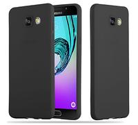 cadorabo Coque pour Samsung Galaxy A5 2016 en Candy Noir - Housse Protection Souple en Silicone TPU avec Anti-Choc et Anti-Rayures - Ultra Slim Fin Gel Case Cover Bumper