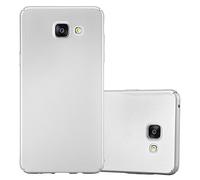 cadorabo Coque pour Samsung Galaxy A5 2016 en Metallic Argent - Housse Protection Rigide en Plastique Dur avec Anti-Choc et Anti-Rayures - Ultra Slim Fin Hard Case Cover Bumper