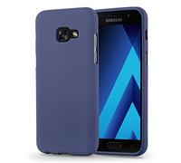 cadorabo Coque pour Samsung Galaxy A5 2017 en Frost Bleu FONCÉ - Housse Protection Souple en Silicone TPU avec Anti-Choc et Anti-Rayures - Ultra Slim Fin Gel Case Cover Bumper