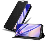 cadorabo Coque pour Samsung Galaxy A50 en Noir Nuit - Housse Protection avec Fermoire Magnétique, Stand Horizontal et Fente Carte - Portefeuille Etui Poche Folio Case Cover