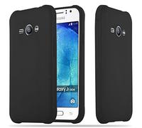 cadorabo Coque pour Samsung Galaxy J1 ACE en Candy Noir - Housse Protection Souple en Silicone TPU avec Anti-Choc et Anti-Rayures - Ultra Slim Fin Gel Case Cover Bumper
