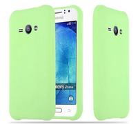 cadorabo Coque pour Samsung Galaxy J1 ACE en Candy Vert Pastel - Housse Protection Souple en Silicone TPU avec Anti-Choc et Anti-Rayures - Ultra Slim Fin Gel Case Cover Bumper