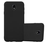 cadorabo Coque pour Samsung Galaxy J3 2017 en Candy Noir - Housse Protection Souple en Silicone TPU avec Anti-Choc et Anti-Rayures - Ultra Slim Fin Gel Case Cover Bumper