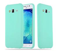 cadorabo Coque pour Samsung Galaxy J5 2015 en Candy Bleu - Housse Protection Souple en Silicone TPU avec Anti-Choc et Anti-Rayures - Ultra Slim Fin Gel Case Cover Bumper