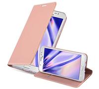 cadorabo Coque pour Samsung Galaxy J5 2016 en Classy Or ROSÉ - Housse Protection avec Fermoire Magnétique, Stand Horizontal et Fente Carte - Portefeuille Etui Poche Folio Case Cover