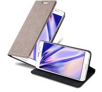 cadorabo Coque pour Samsung Galaxy J5 2016 en Marron CAFÉ - Housse Protection avec Fermoire Magnétique, Stand Horizontal et Fente Carte - Portefeuille Etui Poche Folio Case Cover