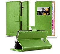 cadorabo Coque pour Samsung Galaxy J5 2017 US Version en Vert PRÈ - Housse Protection avec Fermoire Magnétique, Stand Horizontal et Fente Carte - Portefeuille Etui Poche Folio Case Cover