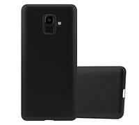 cadorabo Coque pour Samsung Galaxy J6 2016 en Metallic Noir - Housse Protection Souple en Silicone TPU avec Anti-Choc et Anti-Rayures - Ultra Slim Fin Gel Case Cover Bumper