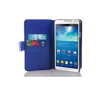 cadorabo Coque pour Samsung Galaxy Note 3 en Bleu CÉLESTE - Housse Protection en Similicuir Structuré avec Stand Horizontal et Fente Carte - Portefeuille Etui Poche Folio Case Cover