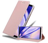 cadorabo Coque pour Samsung Galaxy Note 8 en Classy Or ROSÉ - Housse Protection avec Fermoire Magnétique, Stand Horizontal et Fente Carte - Portefeuille Etui Poche Folio Case Cover