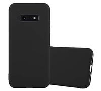 cadorabo Coque pour Samsung Galaxy S10e en Candy Noir - Housse Protection Souple en Silicone TPU avec Anti-Choc et Anti-Rayures - Ultra Slim Fin Gel Case Cover Bumper