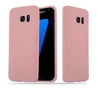 cadorabo Coque pour Samsung Galaxy S7 Edge en Candy Rose Vif - Housse Protection Souple en Silicone TPU avec Anti-Choc et Anti-Rayures - Ultra Slim Fin Gel Case Cover Bumper